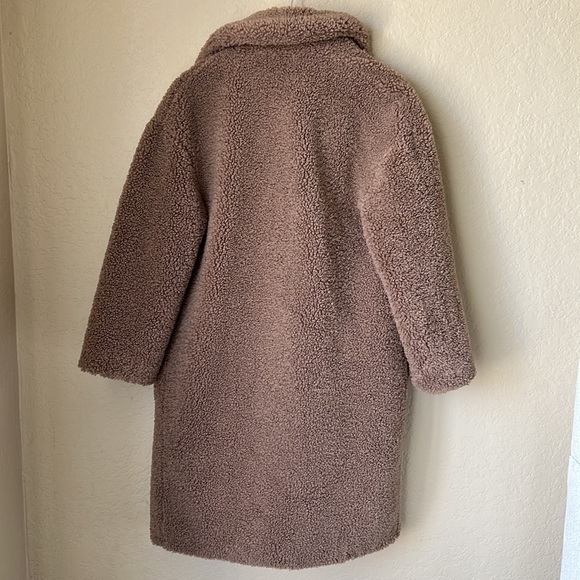 Zara tan faux shearling coat - Picture 11 of 12